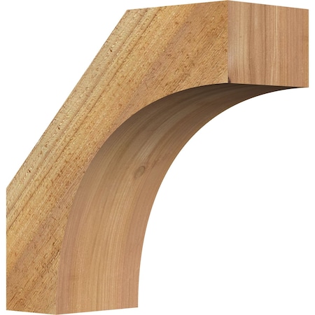 Ekena Millwork 4"W x 10"D x 10"H Westlake Rough Sawn Knee Brace, Western Red Cedar BRC04X10X10WTL00RWR